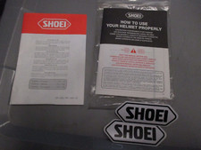 Shoei XR1000 RF1000 Helmet Owners Instructional Manual 30 Pages