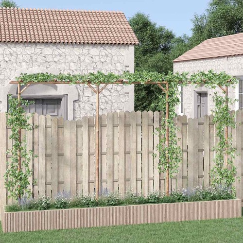 Pergola bambou 385x40x205 - bambou, cm