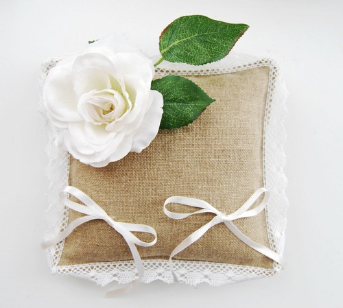 Coussin porte alliances - , lin