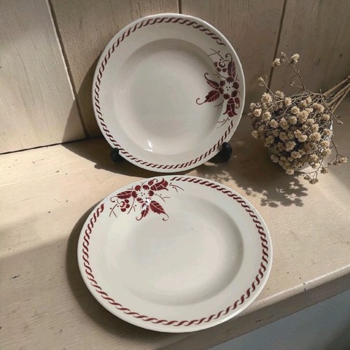 Assiettes anciennes boch - assiettes,