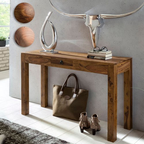 Finebuy table console bois - console,
