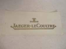 Metal letters advertising watches JAEGER LeCOULTRE watchmaking (15782)