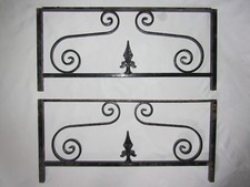 07E8 OLD WROUGHT IRON GRILLE