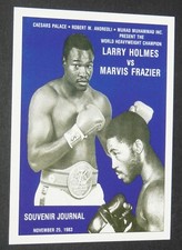 SPORTING PROFILES CARD 2006 BOXING HEAVYWEIGHTS LARRY HOLMES USA FRAZIER