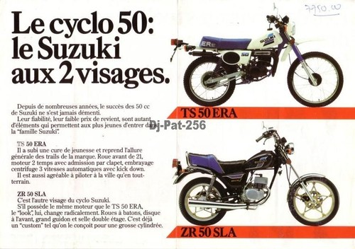 Brochure suzuki 50 era - suzuki, ts