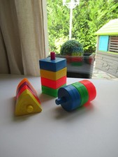 26 ⚜️ Ancien Cubes Éducatif D'éveil Fisher Price Vintage