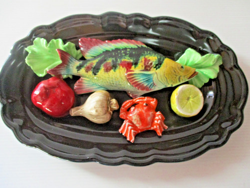 Plat ceramique barbotine - plat,