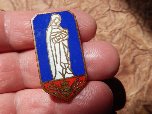 Insigne diocese emaille ancien - insigne,