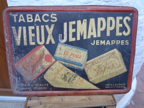 Ancienne tole tabacs vieux - ancienne,