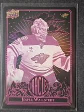 24-25 Upper Deck Jesper Wallstedt Rookie Oracles ??? Pink Variant 1:180 Pull 