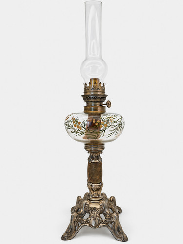 Grande lampe pétrole - lampe,