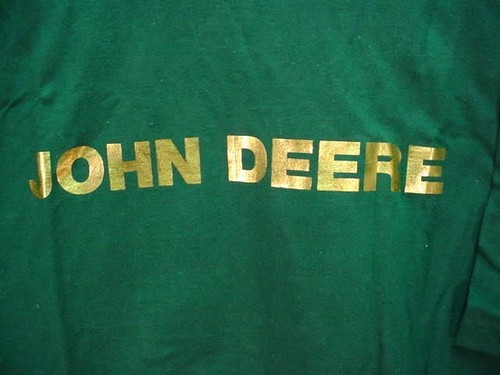 John deere shirt gold foil - t-shirt,
