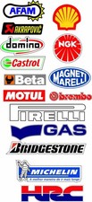 HRC cbr sticker decal set