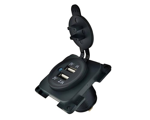 12v dual usb socket charger - 12v,