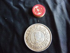 piece argent 500 francs maroc 1956 MOHAMMED . V