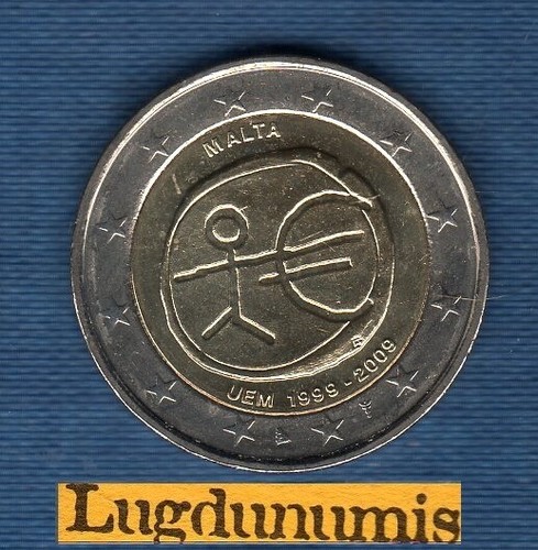Euro commémo malte 2009 - 2, emu