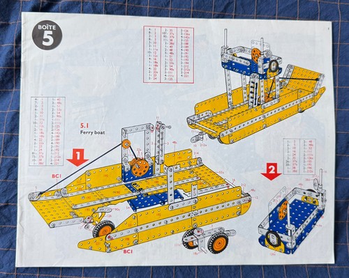Meccano ancien manuel boite - ancien,