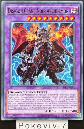 Carte dragon crâne - carte,