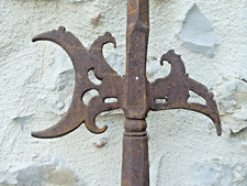 Medieval HALBERD WAR HAST WEAPON WITH IRON OPENWORK early 17th century