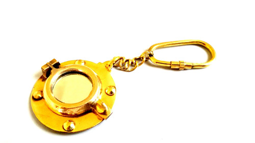 Porte clés miroir hublot - miroir, en