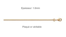 chaine pour  pendentif 1.6 mm