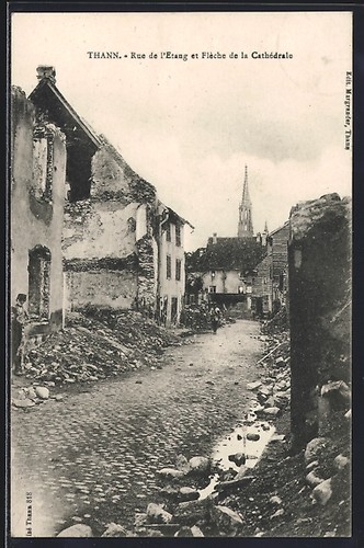 Cpa thann rue l etang - la,