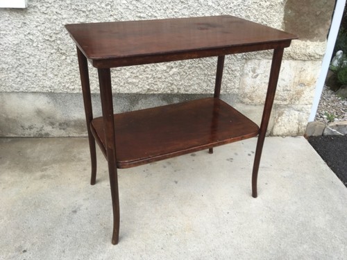 Ancienne table bois courbé - bois,