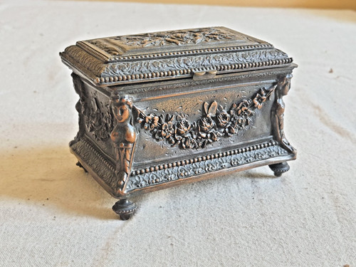 Boite bijou coffret ancien - coffret,