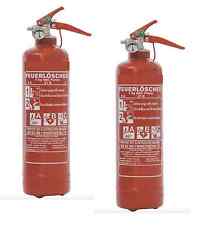 2x 1kg Abc Poudre Extincteur Pression Permanente Voiture Autofeuerlöscher Bateau