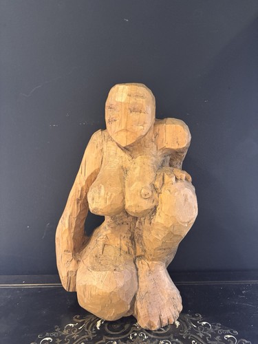 Sculpture femme nue bois - nue,