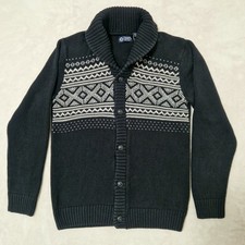 CHAPS Cardigan Homme S/M Noir