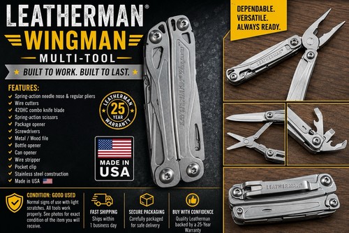 Leatherman wingman multi tool - leatherman, multi-tool