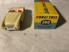 VINTAGE CORGI TOYS ref300 Austin Healey Sports Car Open Top Excellent Boxed Orig