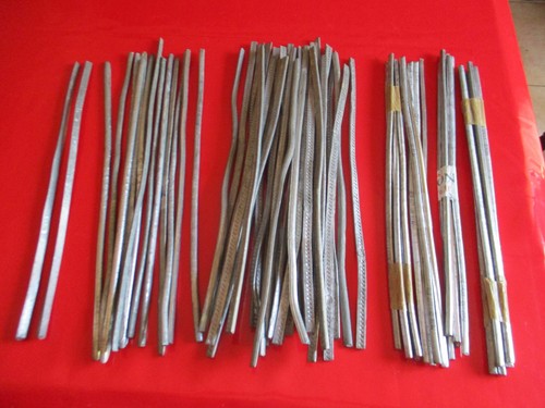 Lot barres plomb - de, +