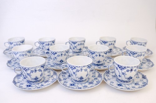 Cups saucers 1035 - #1035, blue