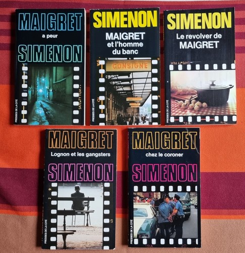 Cinq romans policiers - , maigret