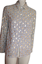 "LILI & LALA" TUNIQUE BLOUSE FLUIDE T.S =36/38 V/ MESURES