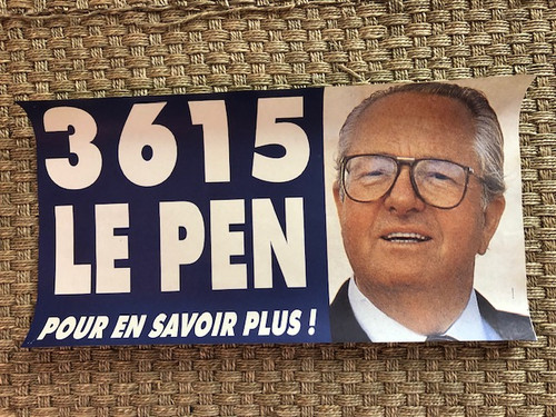 Affiche front national le - front,