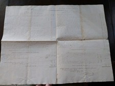 DOCUMENT MILITAIRE ANCIEN 1818 SUCCESSION CAPITAINE DE  LAGARDE GARDE ROYALE 
