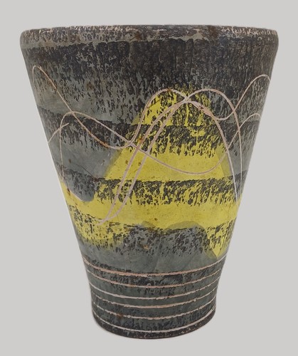 Vase céramique signé jean - en,