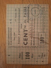 Rationnement - 100 kg de pates