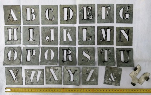 Ancien jeu pochoirs - ,