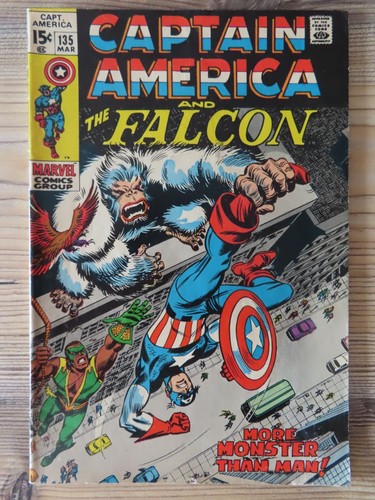 Captain america 135 marvel - captain, #135