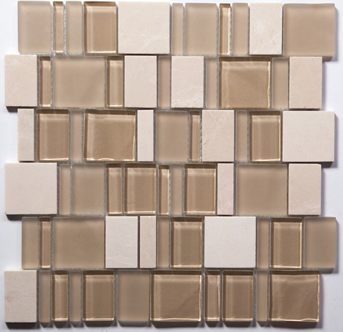 Tan special pattern mosaic - tan,