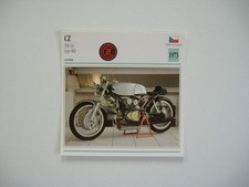 fiche moto CZ 350 V4 type 860