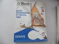 LE MONDE Dossiers et documents – BILAN ECONOMIQUE ET SOCIAL 1984 – Dérive