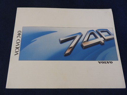 Catalogue volvo 740 1988 - volvo,
