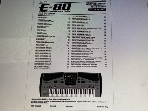 Roland service manual - ,