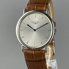 LONGINES Grandes Classiques Men's Watch Quartz New Leather Band New Battery