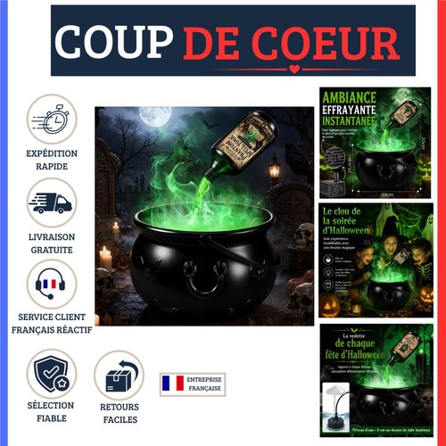 Chaudron halloween xxl machine - halloween,